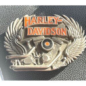 Harley Davidson 1991 H410 Baron USA Made Belt Buckle Official Licenced Product